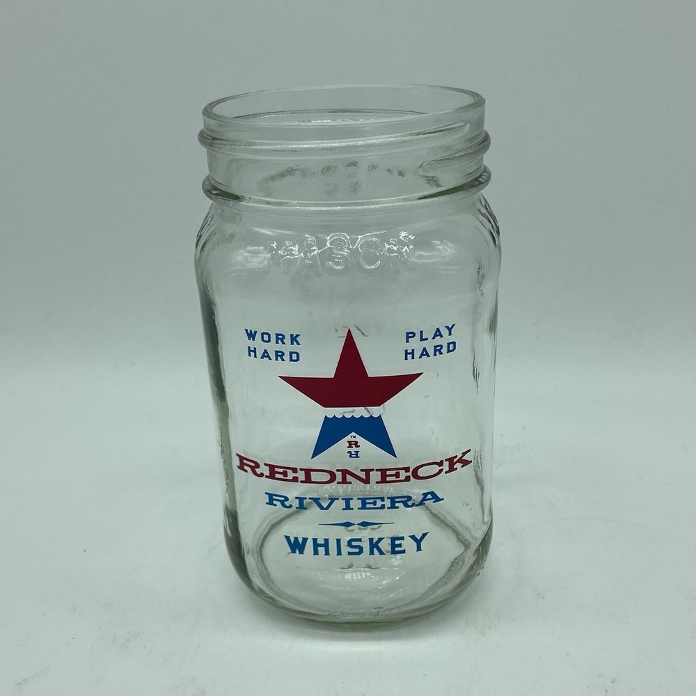 Redneck Riviera‎ Southwestern Southern Mason Jar Whiskey Mug Glass Drink